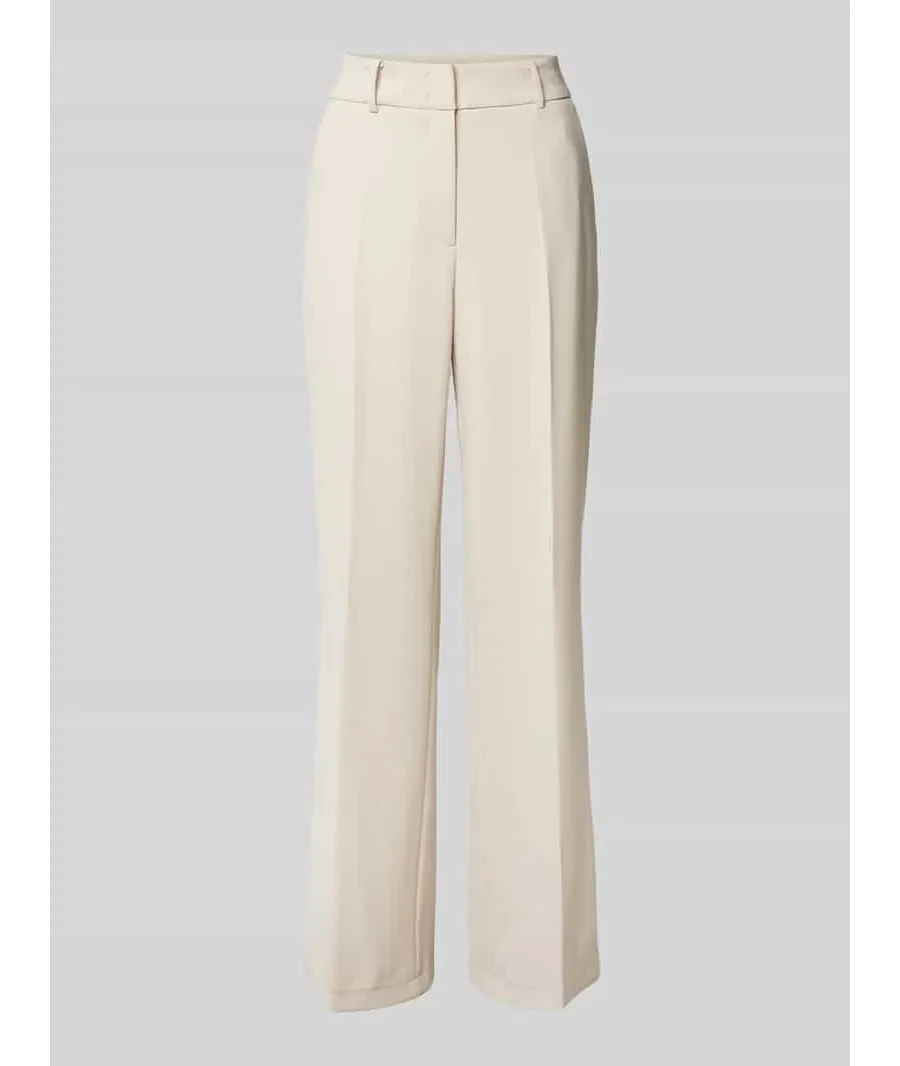 obrazek 1 Spodnie materiałowe o kroju regular fit w kant model ‘AMELIE’