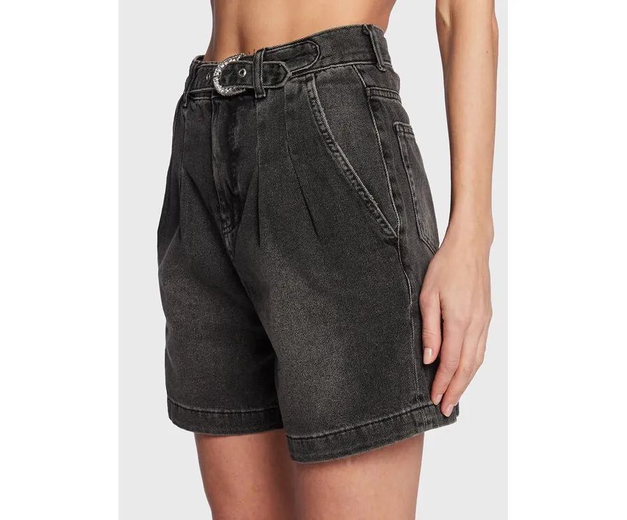 obrazek 1 Liu Jo Szorty jeansowe UF2074 D4623 Szary Relaxed Fit
