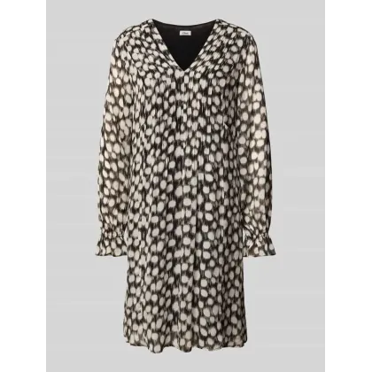 Zdjęcie Sukienka o długości do kolan z wiskozy ze wzorem na całej powierzchni