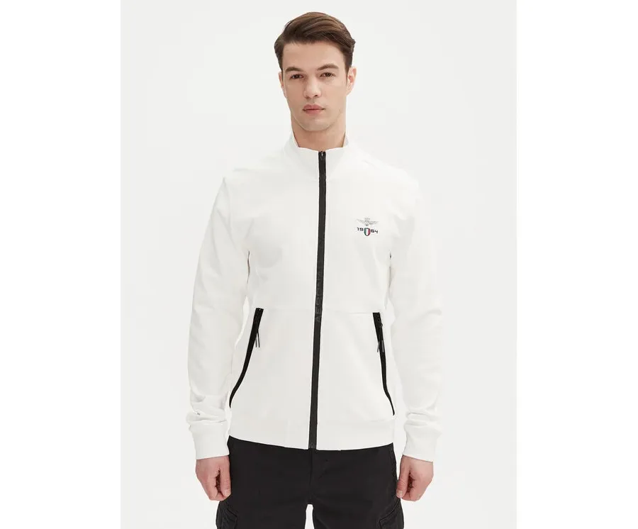 obrazek 1 Aeronautica Militare Bluza 251FE1986F581 Biały Regular Fit