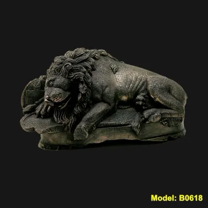 Zdjęcie Relaksujący się lew - idealna ozdoba do biura!