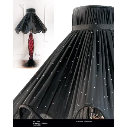 Zdjęcie Czarna spiralna lampa ze szkła Murano – Il Paralume Marina