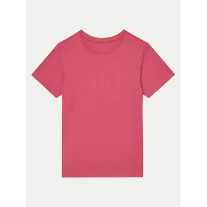Zdjęcie 4F T-Shirt 4FJWMM00TTSHF1803 Różowy Regular Fit