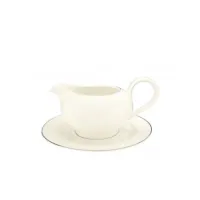 Zdjęcie Kremowa porcelanowa sosjerka w stylu klasycznym z Niemiec – Tettau