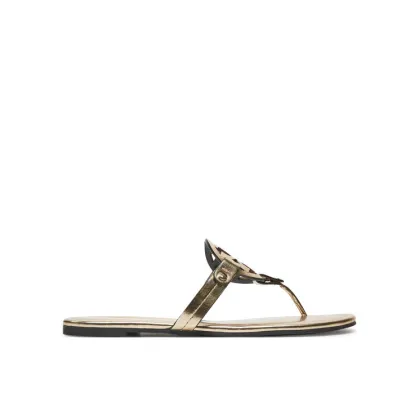 Zdjęcie Tory Burch Japonki Miller 162596 Złoty