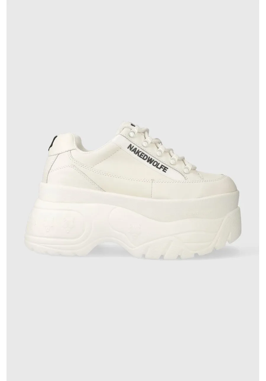 obrazek 1 Naked Wolfe sneakersy skórzane Sprinter kolor biały