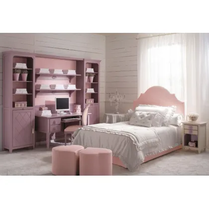 Zdjęcie Elegancki komplet mebli do sypialni dla dziewczynki - Halley