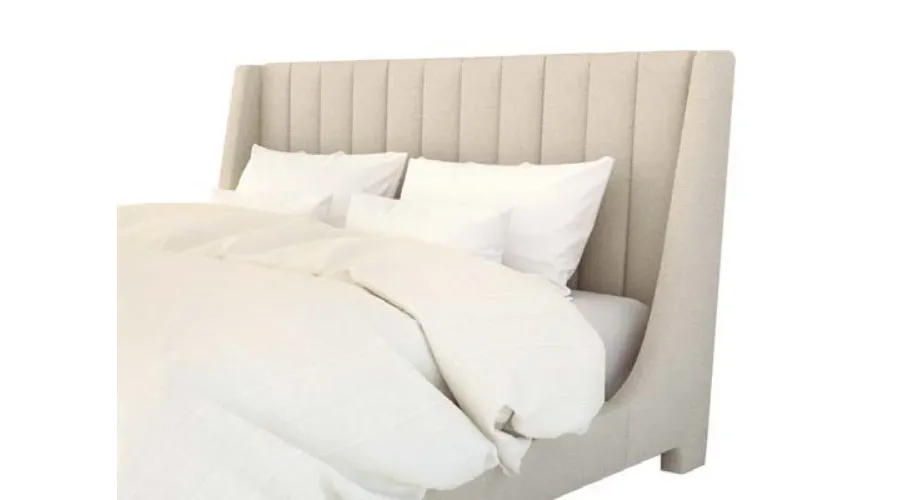 a beautiful bed in the latest trend