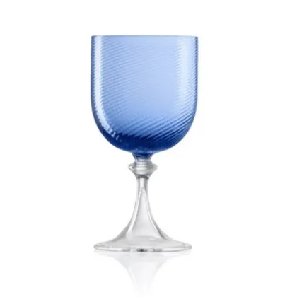 Zdjęcie Elegancki kieliszek do czerwonego wina ze szkła Murano