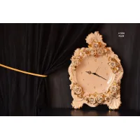Picture A stunning ceramic clock in the baroque style