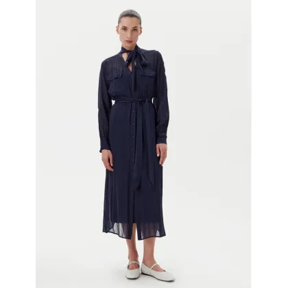 Zdjęcie TWINSET Sukienka koszulowa 251TP2260 Granatowy Loose Fit
