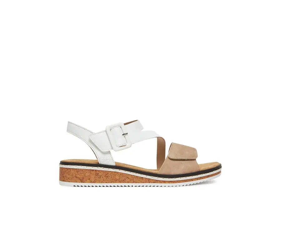 obrazek 1 Rieker Sandały V3660-60 Biały