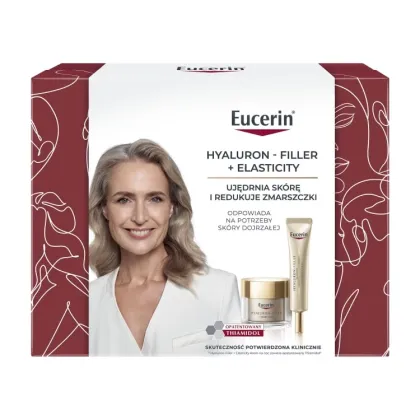 Zdjęcie Eucerin Hyaluron Filler Elasticity Zestaw Kosmetyków, Krem na noc + Krem pod oczy