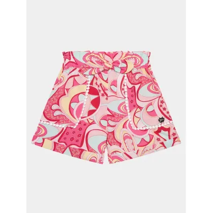 Zdjęcie Guess Szorty materiałowe J4GD03 WG5S2 Różowy Regular Fit