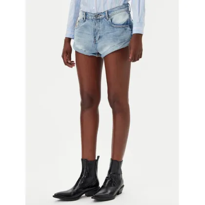 Zdjęcie One Teaspoon Szorty jeansowe Bandits 26785 Niebieski Regular Fit