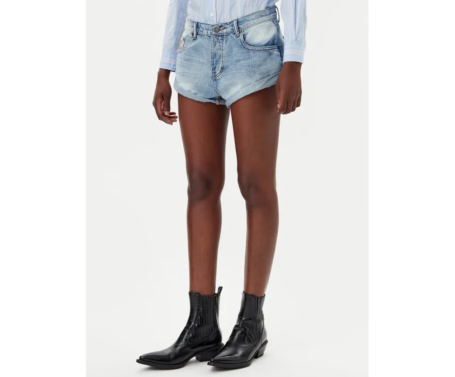 obrazek 1 One Teaspoon Szorty jeansowe Bandits 26785 Niebieski Regular Fit