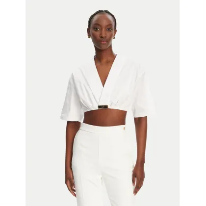 Zdjęcie Elisabetta Franchi Bluzka CA12452E2 100 Biały Regular Fit