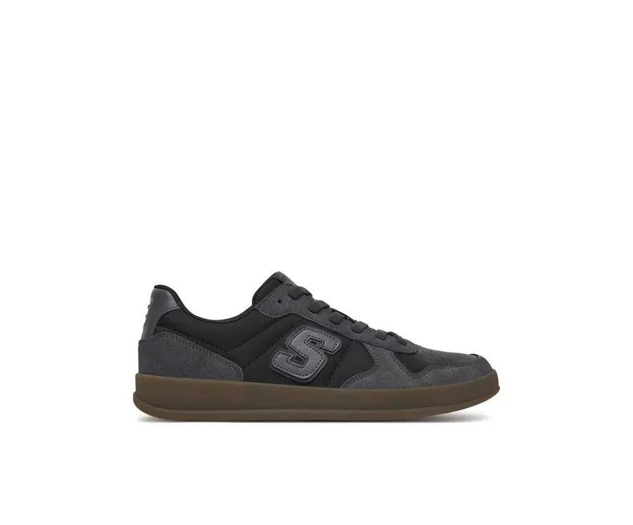 obrazek 1 Skechers Sneakersy New Wave Cup-Calven 210961/BKGY Czarny