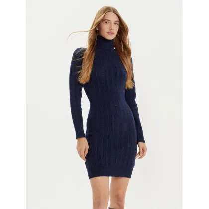 Zdjęcie Fracomina Sukienka codzienna FR24WD5010K53201 Granatowy Slim Fit