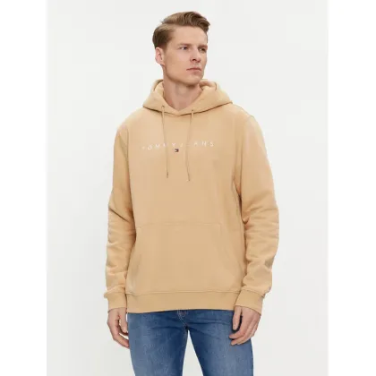 Zdjęcie Tommy Jeans Bluza Linear Logo DM0DM17985 Beżowy Regular Fit