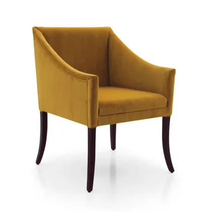 Zdjęcie Żółty ekskluzywny fotel w stylu nowoczesnym - Sevensedie