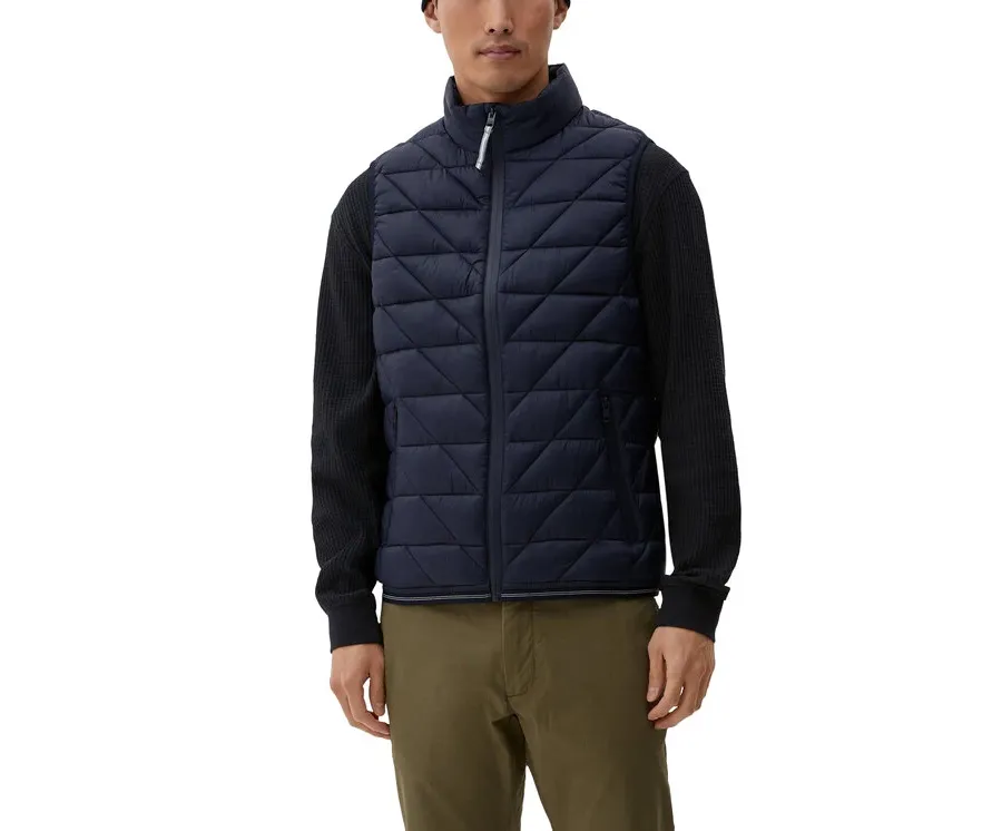 obrazek 1 s.Oliver Kamizelka 2125741 Granatowy Regular Fit
