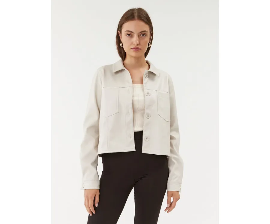 obrazek 1 Noisy May Koszula Marin 27028388 Écru Relaxed Fit