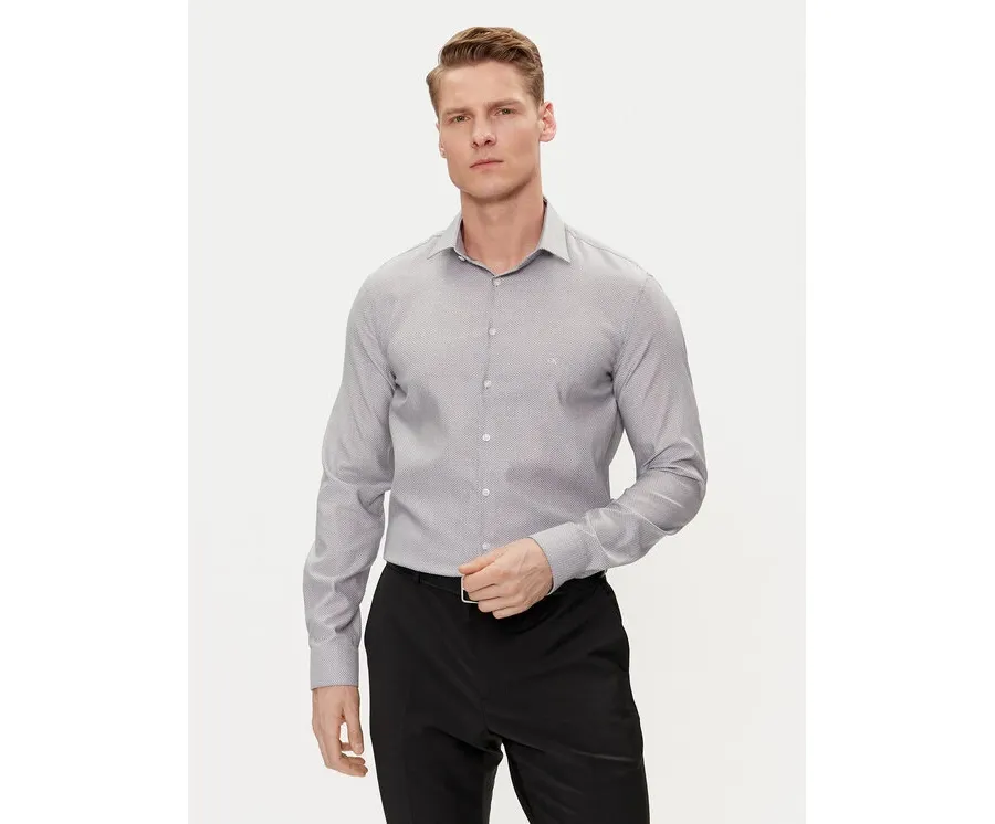 obrazek 1 Calvin Klein Koszula K10K112588 Granatowy Slim Fit