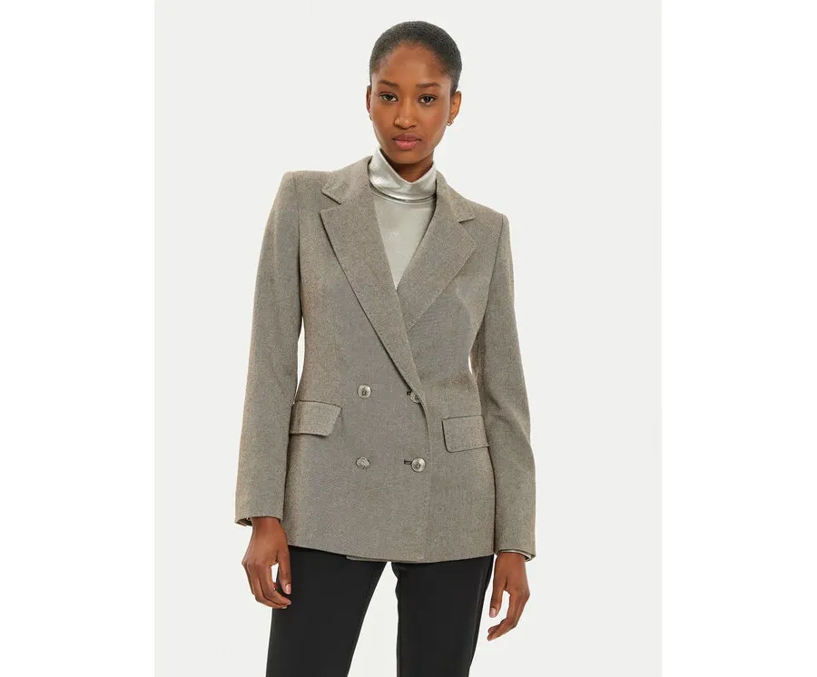 obrazek 1 Marella Marynarka Nodo 2423046082 Brązowy Regular Fit
