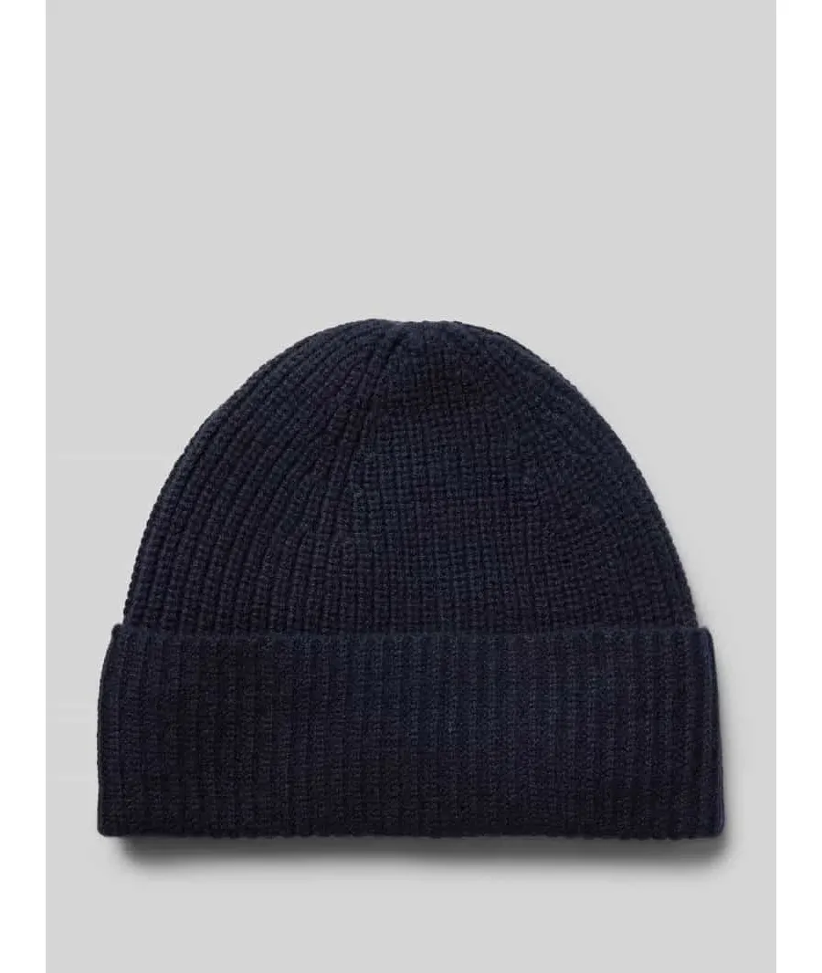 obrazek 1 Czapka z czystego kaszmiru z detalem z logo