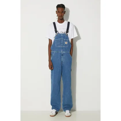 Zdjęcie Carhartt WIP ogrodniczki bawełniane Bib Overall Bib Overall kolor niebieski I022946-BLACKSTONE