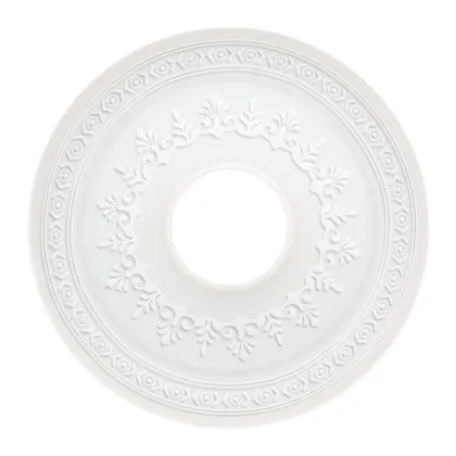 Zdjęcie Biały porcelanowy talerz na oliwki Ornament z reliefowym zdobieniem - Vista Alegre