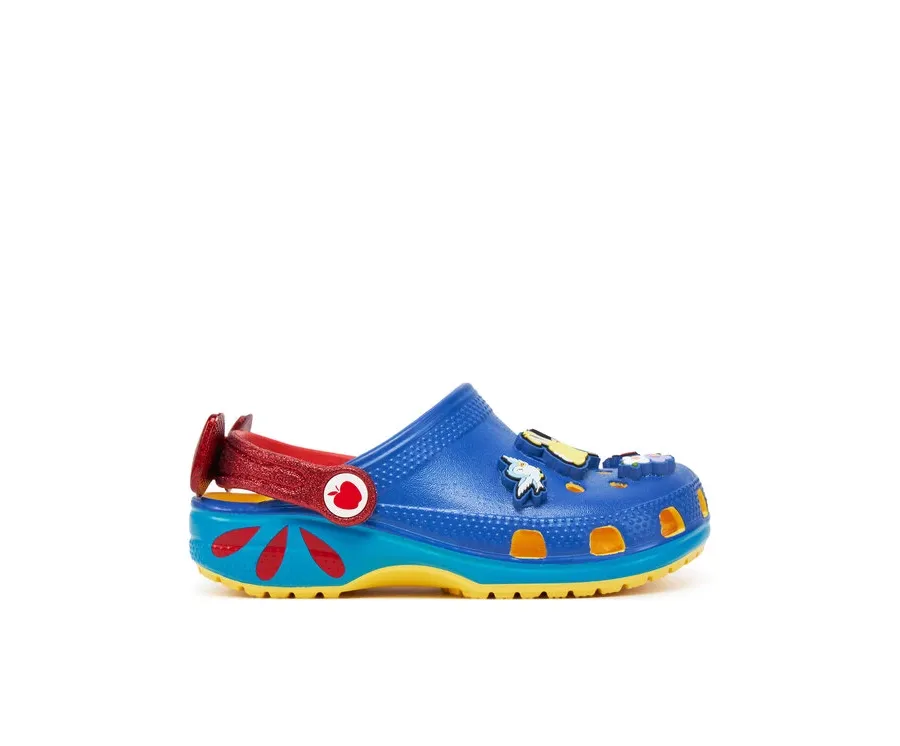 obrazek 1 Crocs Klapki Snow White Classic Clog K 209495 Niebieski
