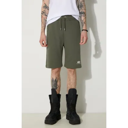 Zdjęcie Alpha Industries szorty męskie kolor zielony 116363.142-OLIWKOWY