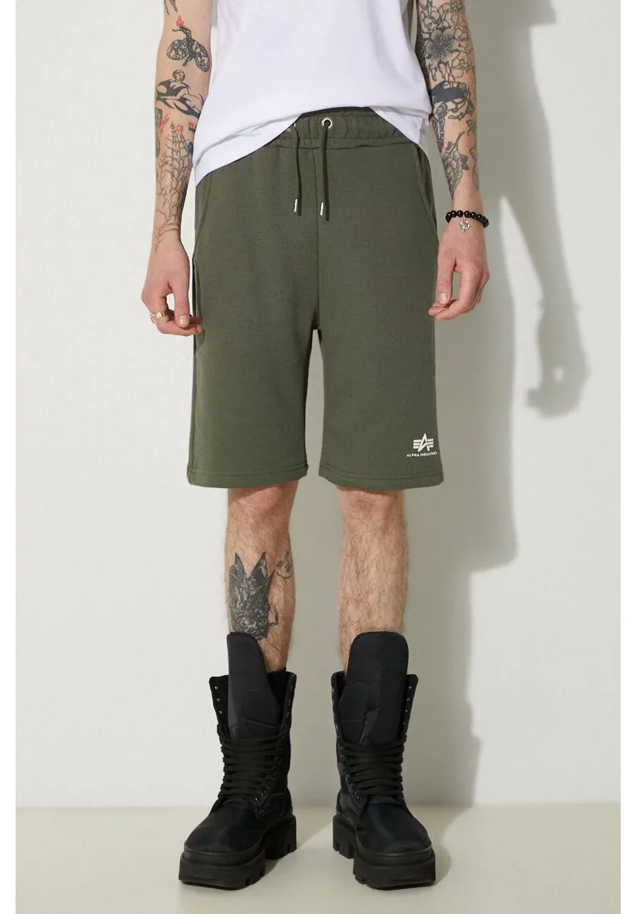 obrazek 1 Alpha Industries szorty męskie kolor zielony 116363.142-OLIWKOWY
