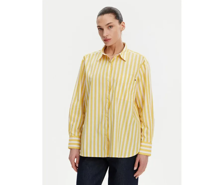 obrazek 1 Tommy Hilfiger Koszula WW0WW45612 Żółty Relaxed Fit