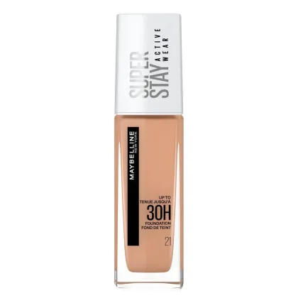 Zdjęcie Maybelline Super Stay Active Wear 30H Podkład do twarzy, 21 Nude Beige Nude Beige 30 ml