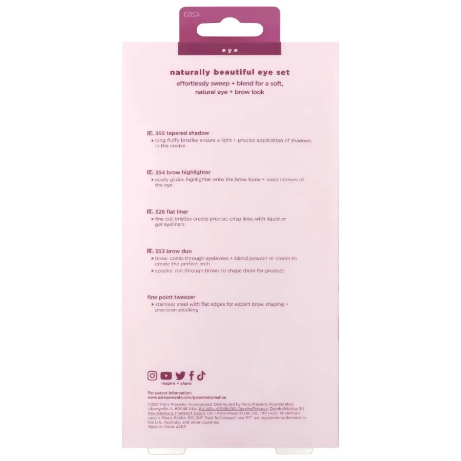 obrazek 1 Real Techniques Zestaw pędzli Natural Beauty Eye Kit