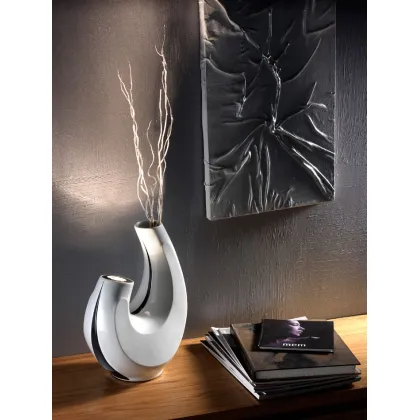 Zdjęcie Porcelanowa lampa i wazon 2 w 1 MPM Porcellane