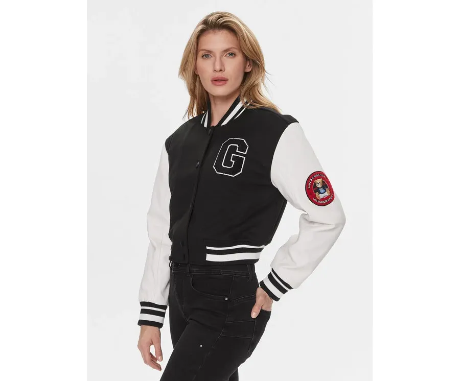 obrazek 1 Guess Kurtka bomber W4RL56 KCD20 Czarny Relaxed Fit