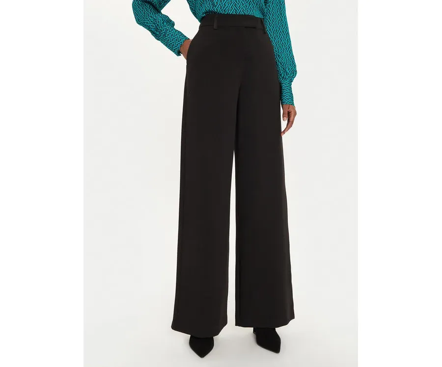 obrazek 1 Fracomina Spodnie palazzo FR24WV3004W50901 Czarny Wide Leg