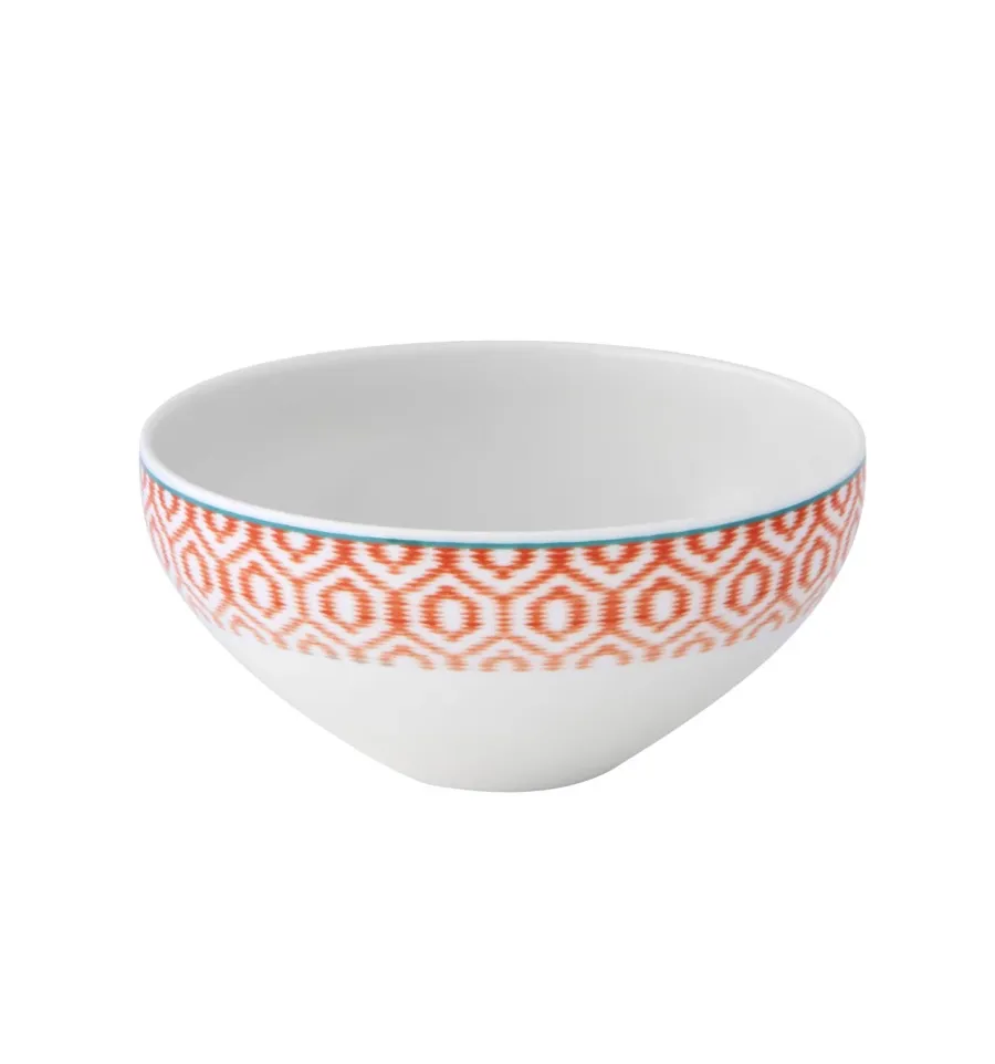 obrazek 1 Porcelanowa miska na płatki Fiji z geometrycznym ozdobnym wzorem - Vista Alegre