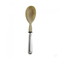 Picture Luxurious silver salad serving spoon - Zaramella Argenti