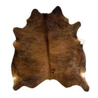 Picture Beautiful rug made of natural cowhide - 203x190 cm