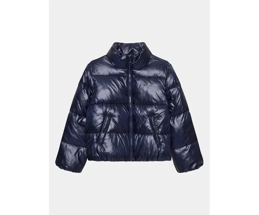 obrazek 1 Tommy Hilfiger Kurtka zimowa KG0KG07392 D Granatowy Regular Fit