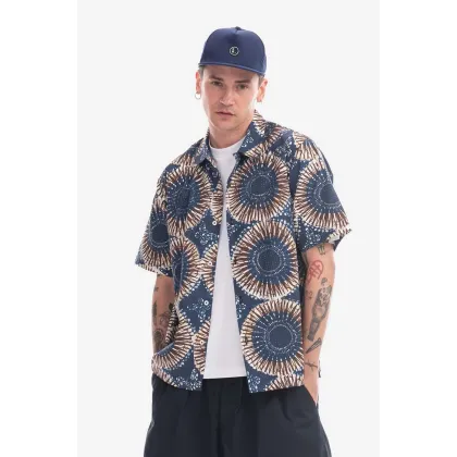 Zdjęcie Universal Works koszula bawełniana Road kolor granatowy 28175.NAVY-NAVY