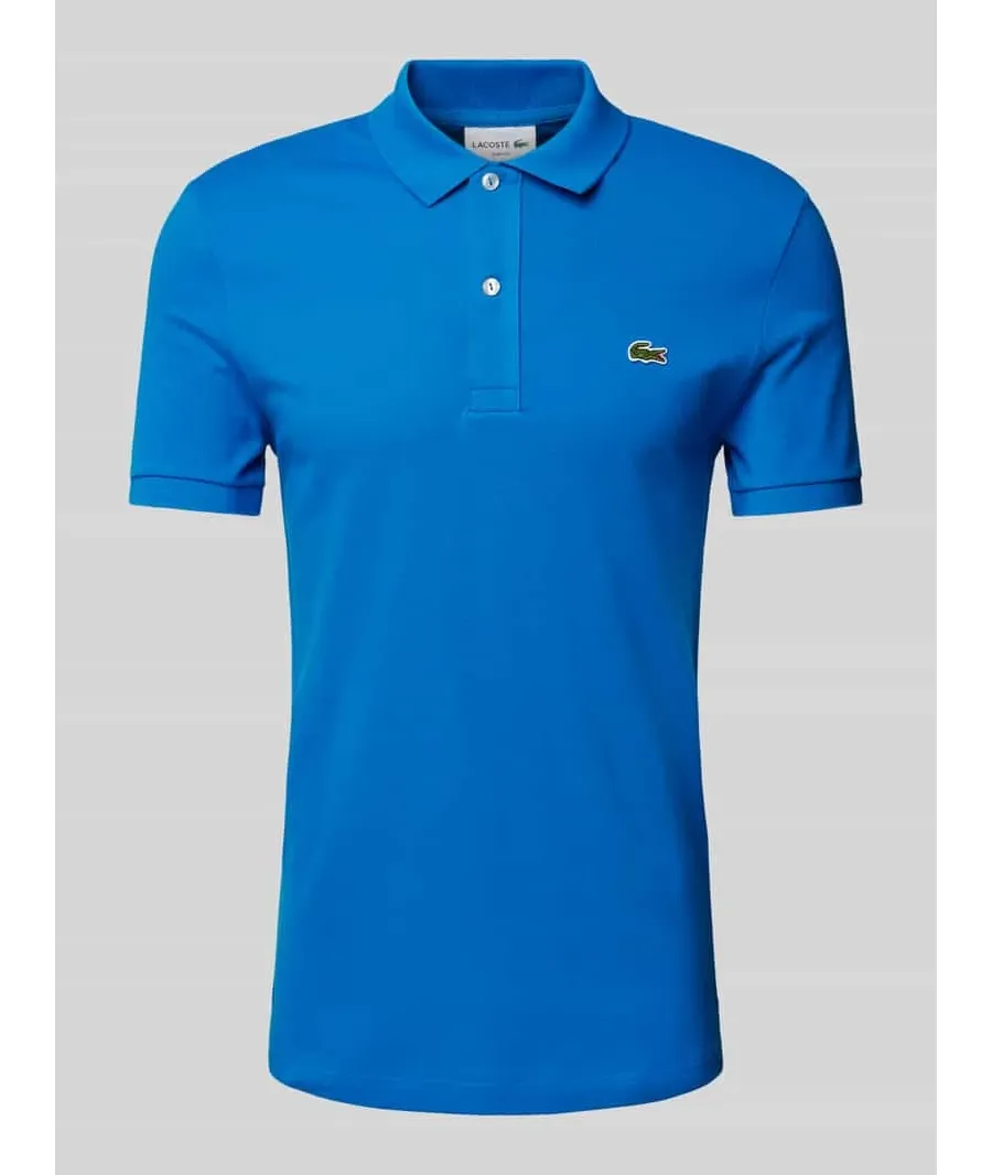 obrazek 1 Koszulka polo o kroju slim fit z naszywką z logo model ‘PIQUE’