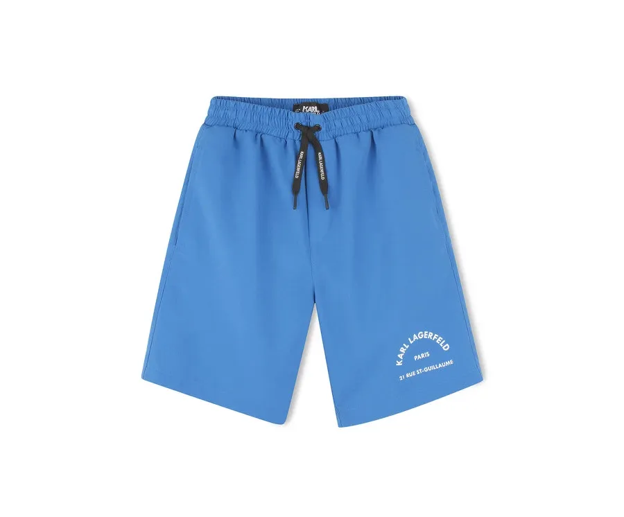 obrazek 1 Karl Lagerfeld Kids Szorty kąpielowe Z30411 S Niebieski Regular Fit