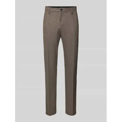 Zdjęcie Spodnie do garnituru o kroju slim fit w kant model ‘Genius’