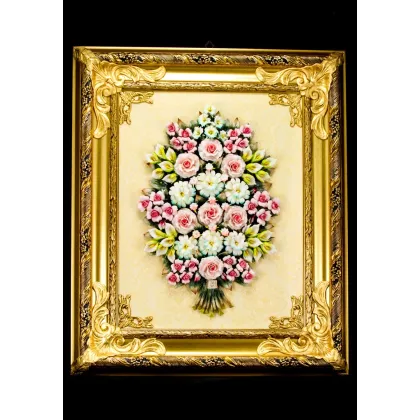 Zdjęcie Dekoracyjny obraz do salonu z porcelany